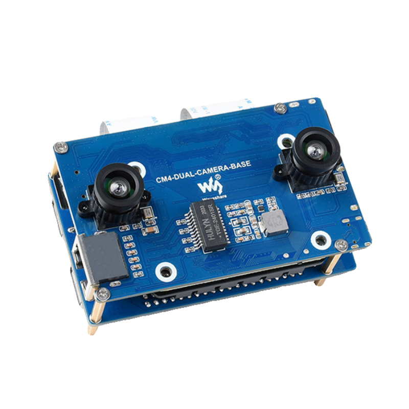 Raspberry Pi Compute Module 4 Dual Camera Board - Популярная плата расширения бинокулярного зрения для